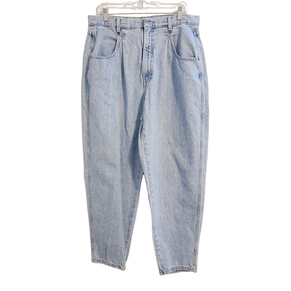 Brittania | Women's Vintage High Waist Light Wash Jeans (Size 18 Average) - Picture 1 of 14